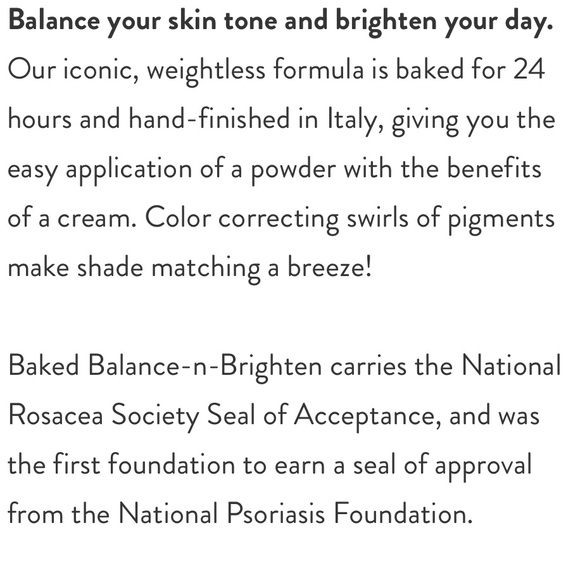 Baked Balance-n-Brighten Color Correcting Foundation - LIGHT - Picture 6 of 6